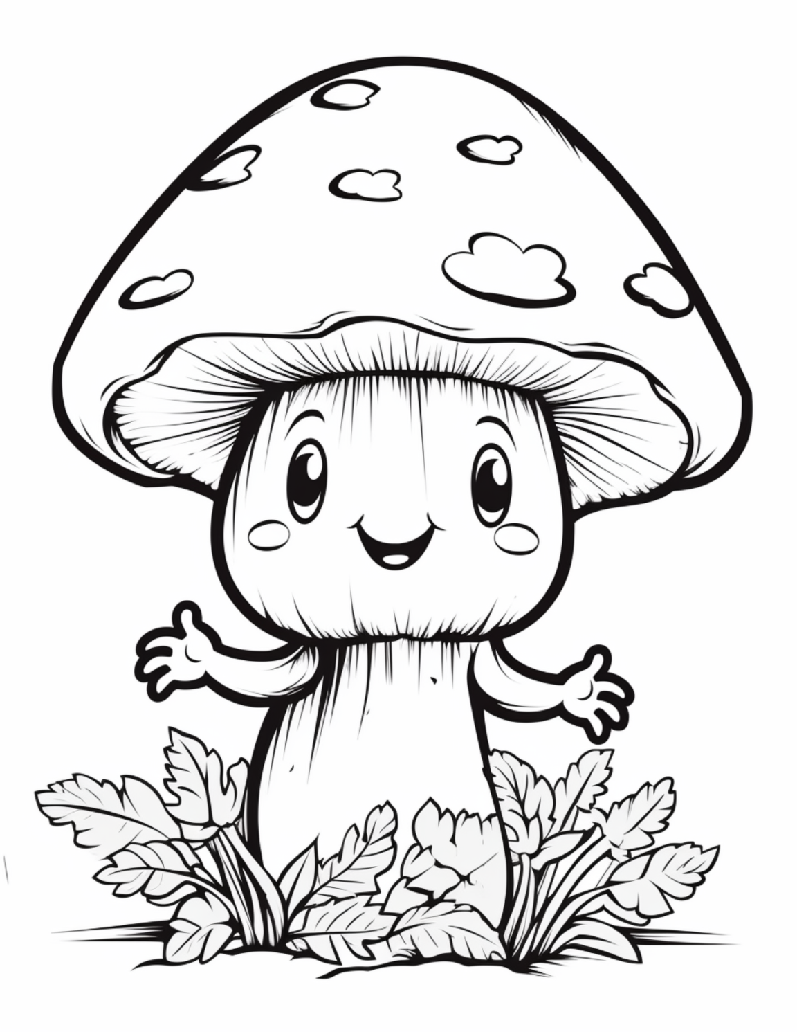 Mushroom Coloring Pages Hue Therapy Mushroom Coloring Pages Hue Therapy