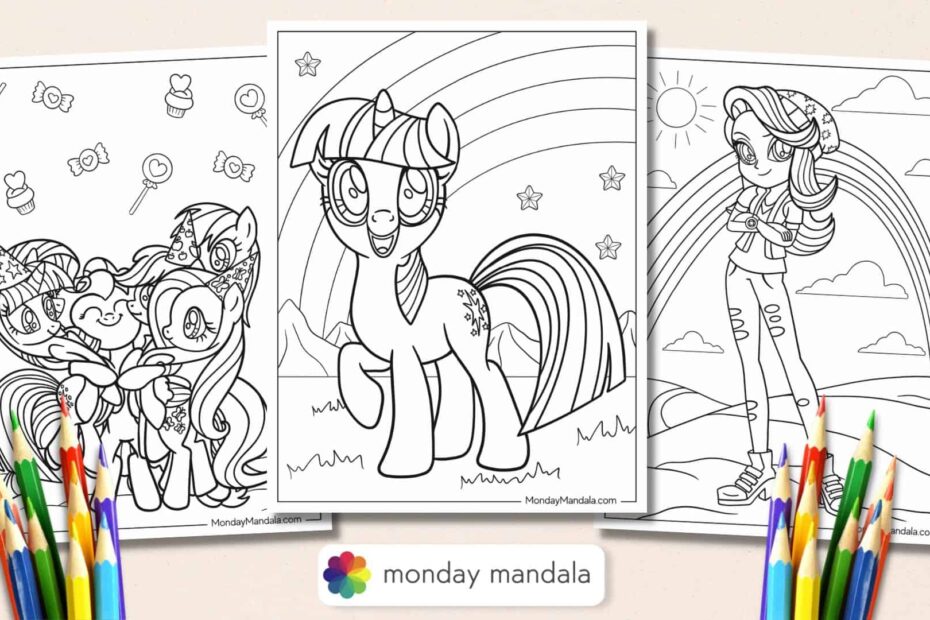 My Little Pony Characters Human Coloring Pages Pdf Infoupdate
