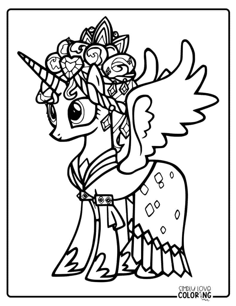 My Little Pony coloring free