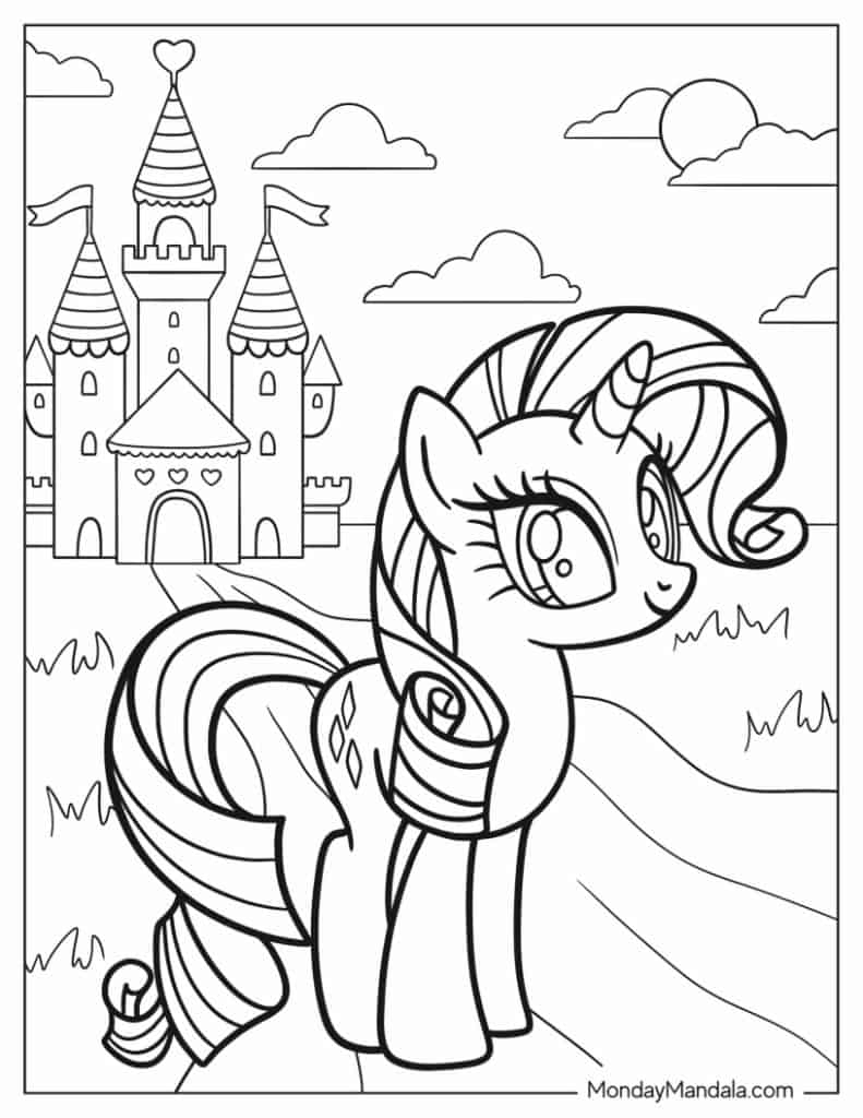 My Little Pony Picture Coloring Page Infoupdate