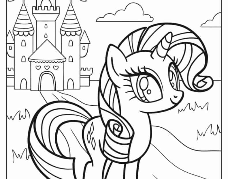 My Little Pony Picture Coloring Page Infoupdate