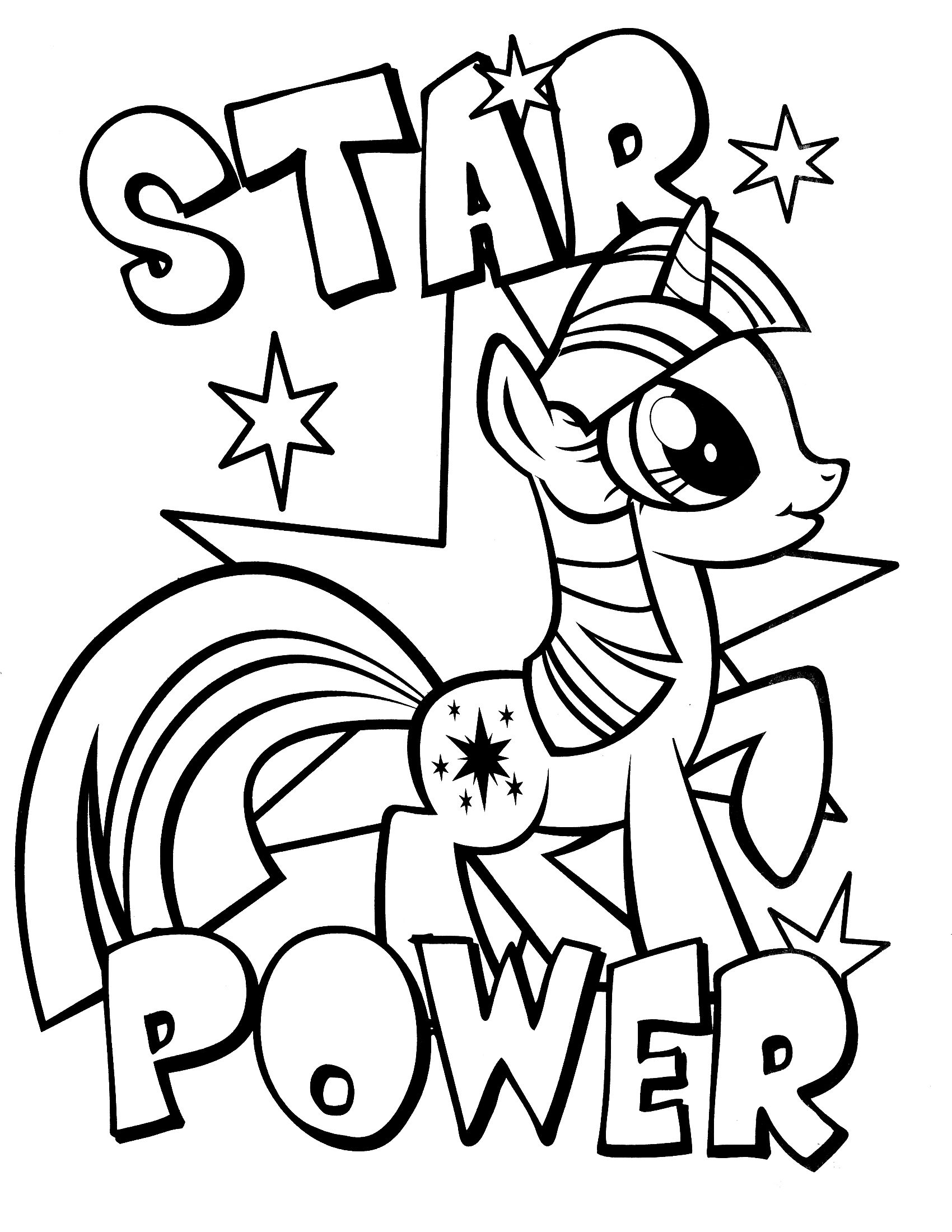 My Little Pony Printable Coloring Pages