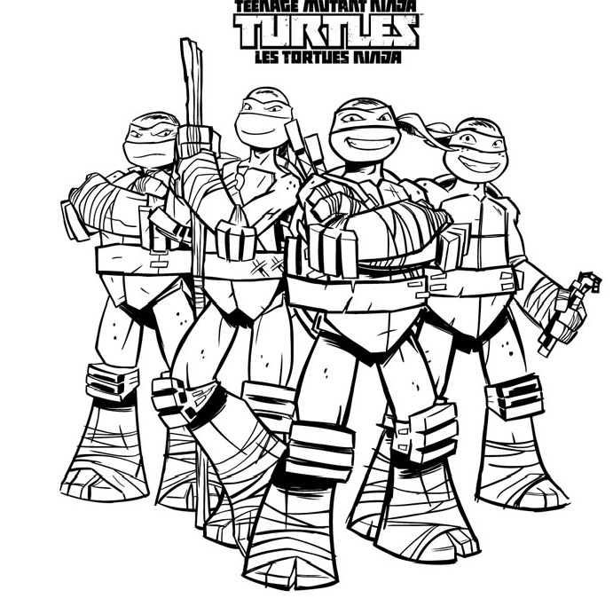 Ninja Turtle Color Page Free Printable Templates Ninja Turtle Color Page Free Printable Templates