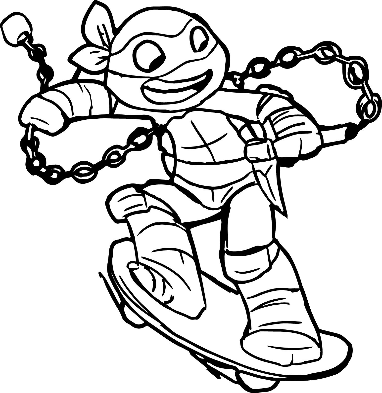 mikey Ninja Turtle coloring pages mikey Ninja Turtle coloring pages