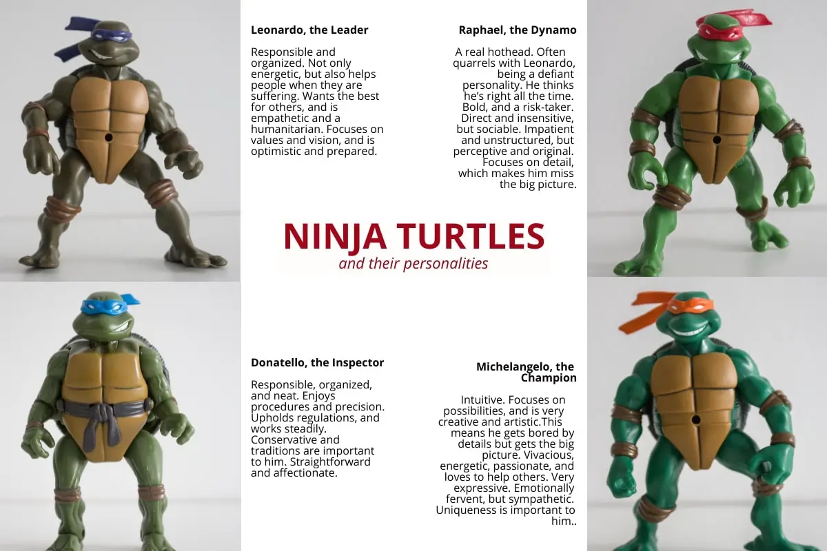 TMNT Colors and Names TMNT Colors and Names