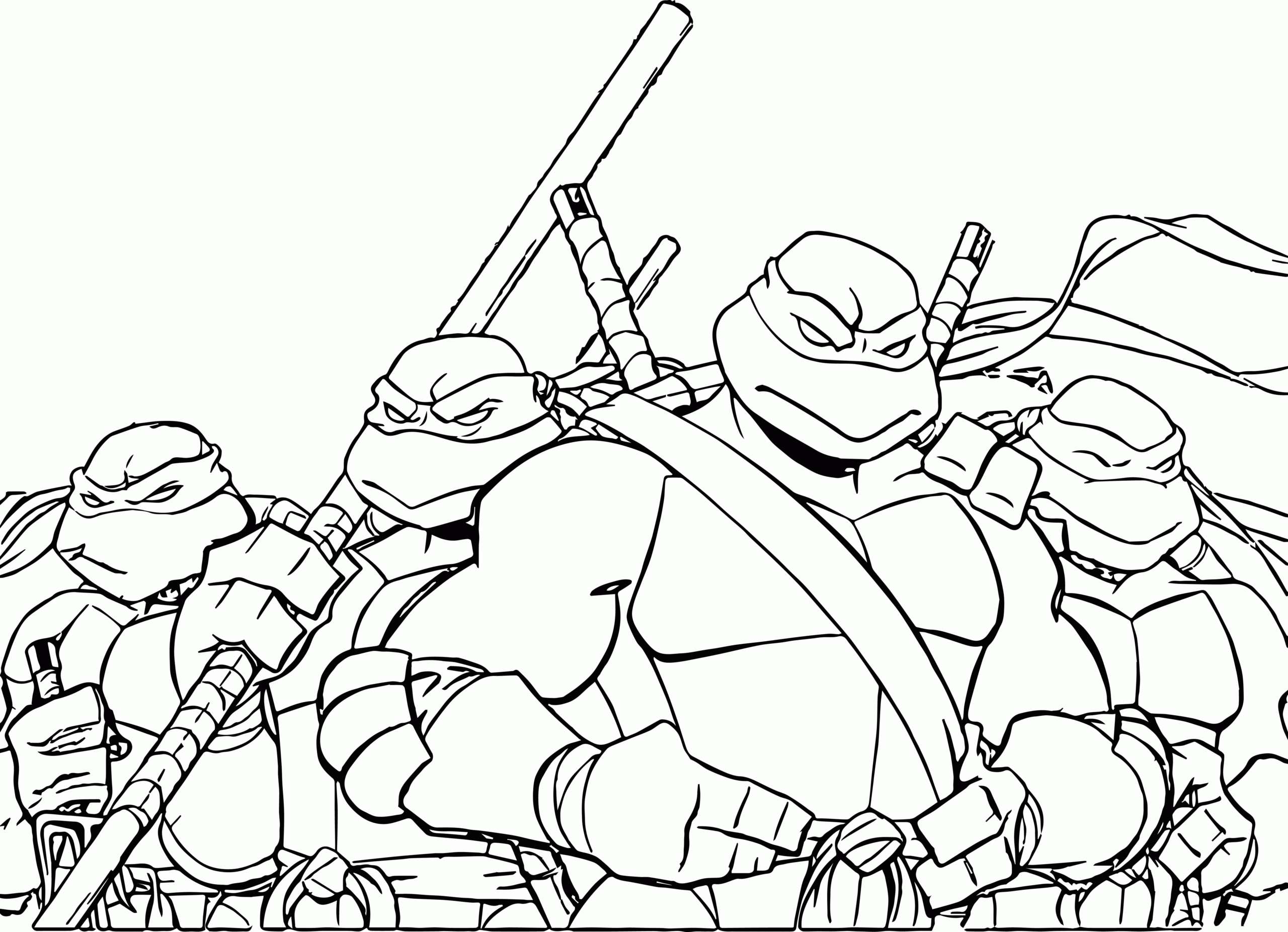 Ninja Turtles Coloring Pages Free Printable Coloring Home Ninja Turtles Coloring Pages Free Printable Coloring Home