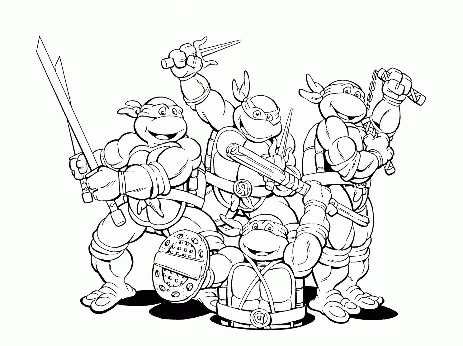 Ninja Turtles Coloring Pages Pdf Coloring Home Ninja Turtles Coloring Pages Pdf Coloring Home