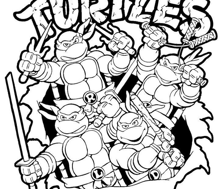 Ninja Turtles Coloring Pages Turtle Coloring Pages Ninja Turtle
