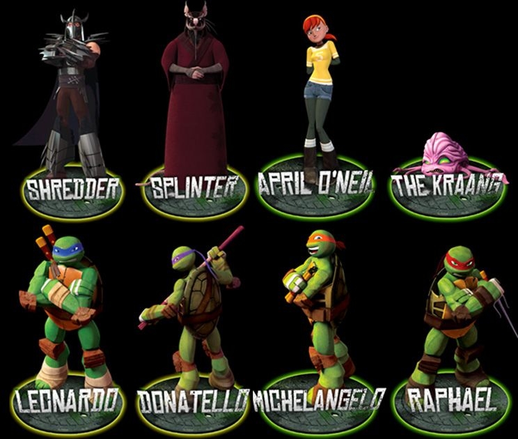 Ninja Turtles Characters Names Ninja Turtles Characters Names
