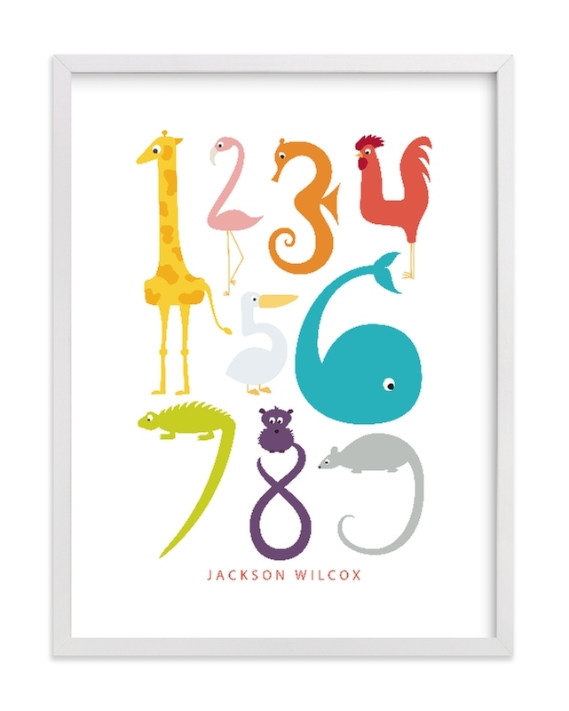 Numbered Animals Yellow Numbered Animals Yellow