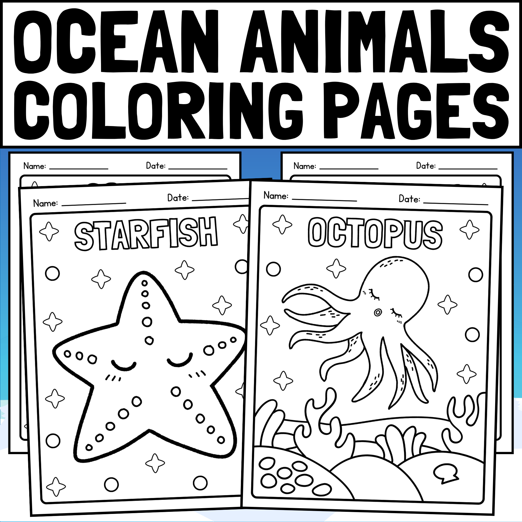 Ocean Animals Coloring Pages Ocean Coloring Sheets Ocean Coloring Ocean Animals Coloring Pages Ocean Coloring Sheets Ocean Coloring