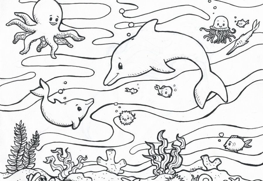 Ocean Waves Coloring Pages Coloring Home