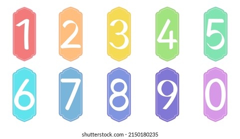 colored flashcard colored flashcard