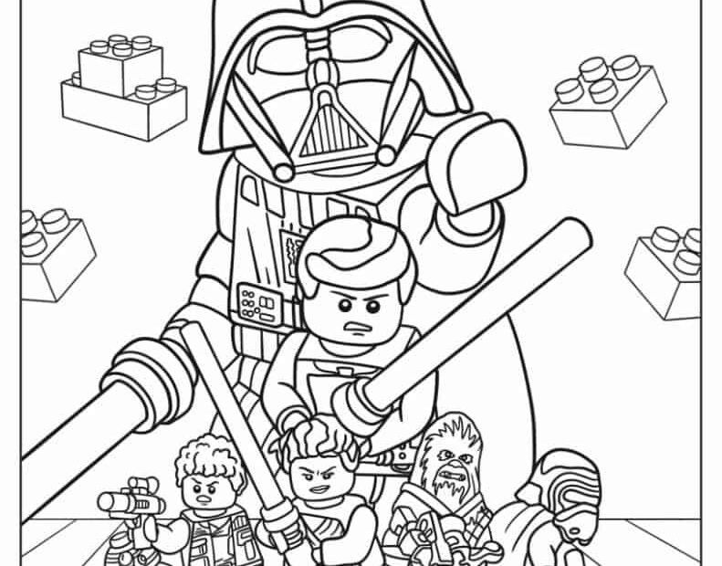 Original Lego Printables Coloring Sheets Free Coloring Sheet