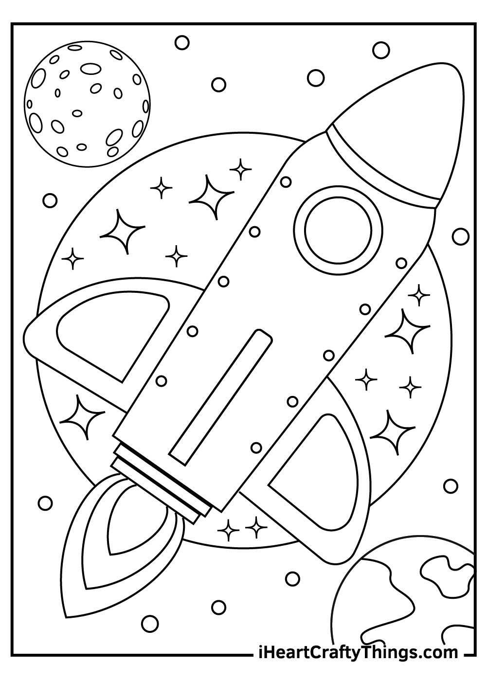 printable coloring pages outer space