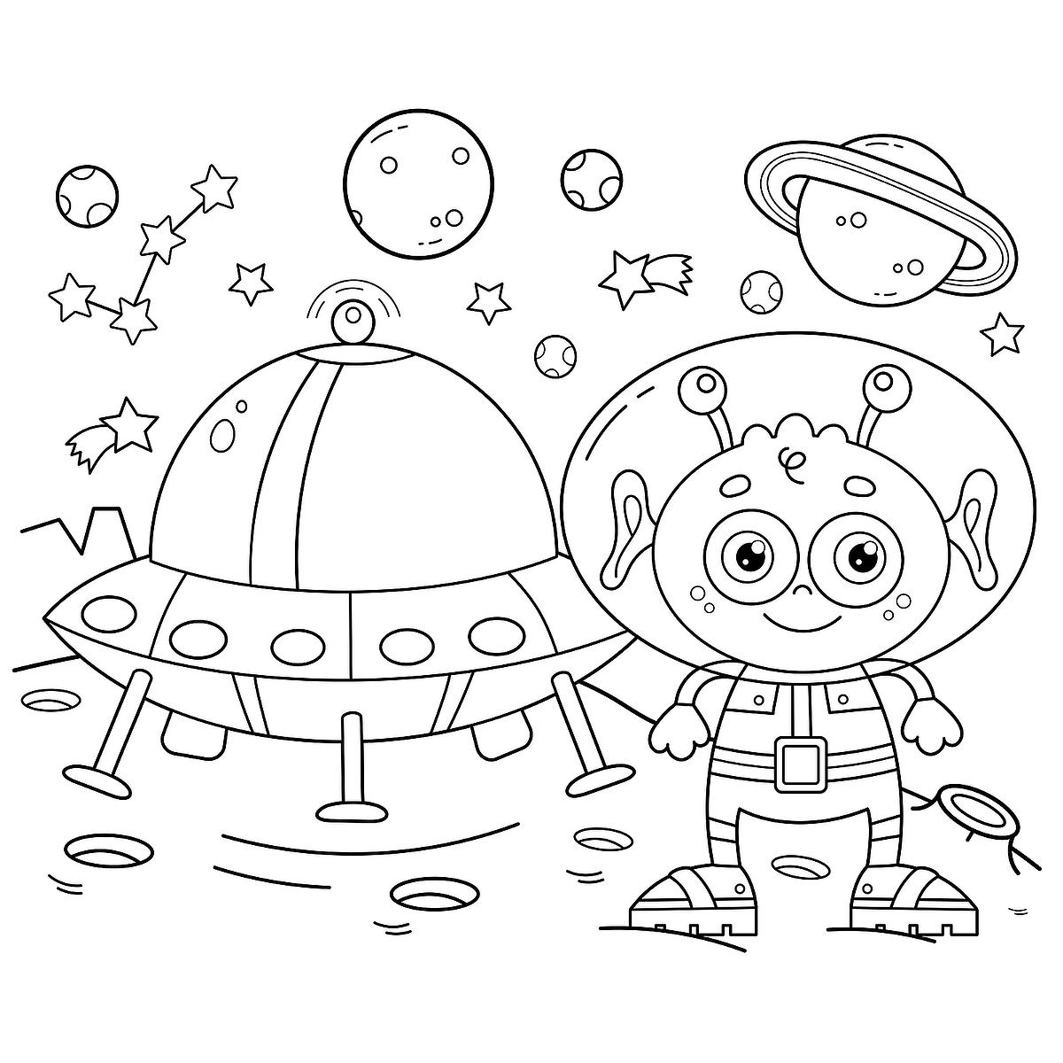 Outer Space Coloring Pages Free Printable Adventures For Kids Outer Space Coloring Pages Free Printable Adventures For Kids