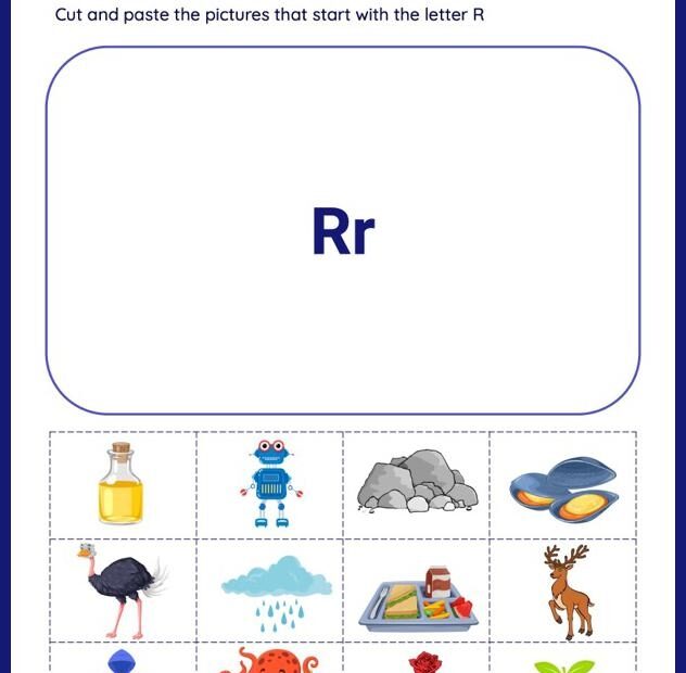 Paste Letter R Pictures ELA Worksheets SplashLearn Worksheets Library