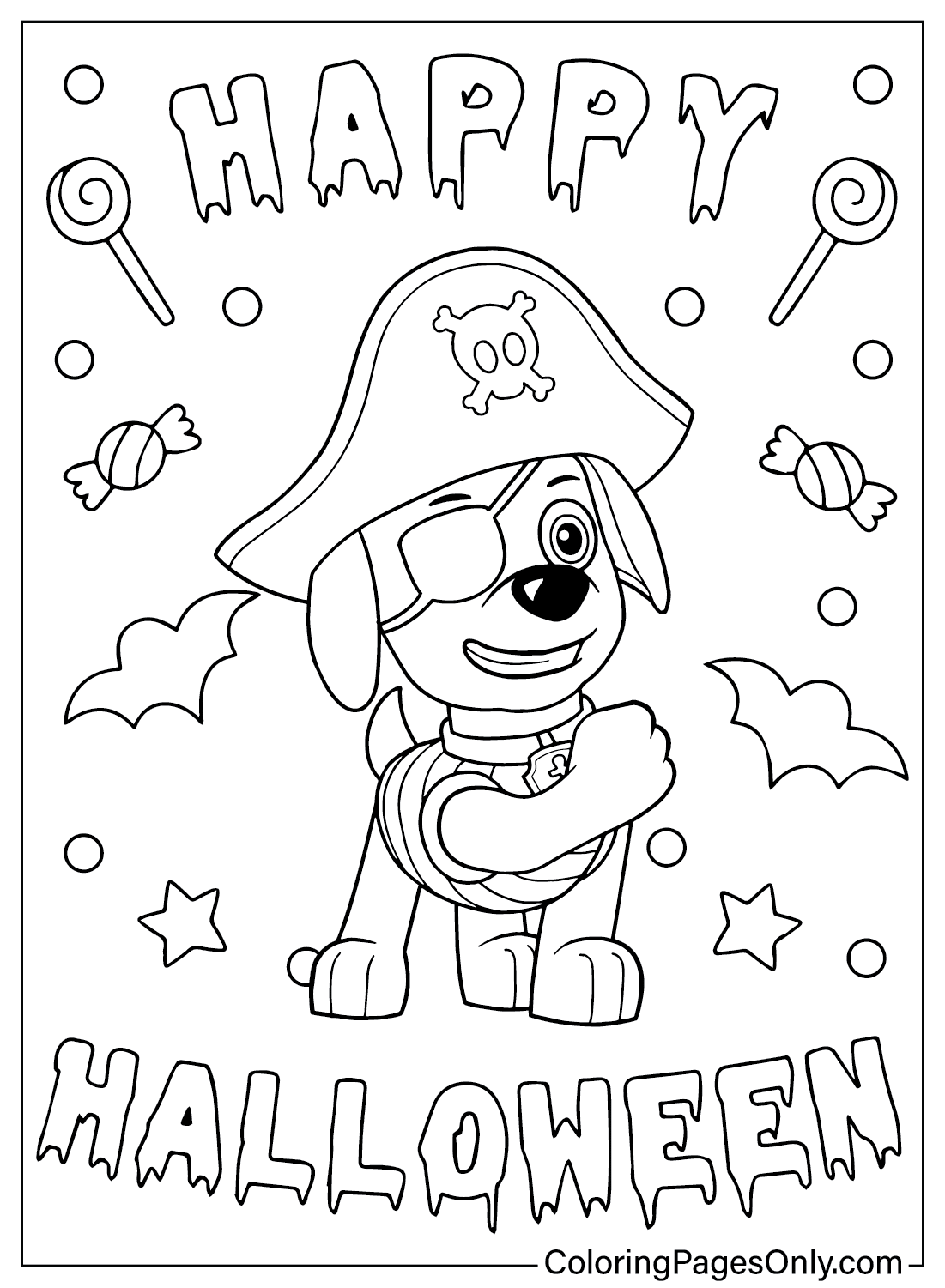 Paw Patrol Happy Halloween Coloring Page Free Printable Coloring Pages Paw Patrol Happy Halloween Coloring Page Free Printable Coloring Pages