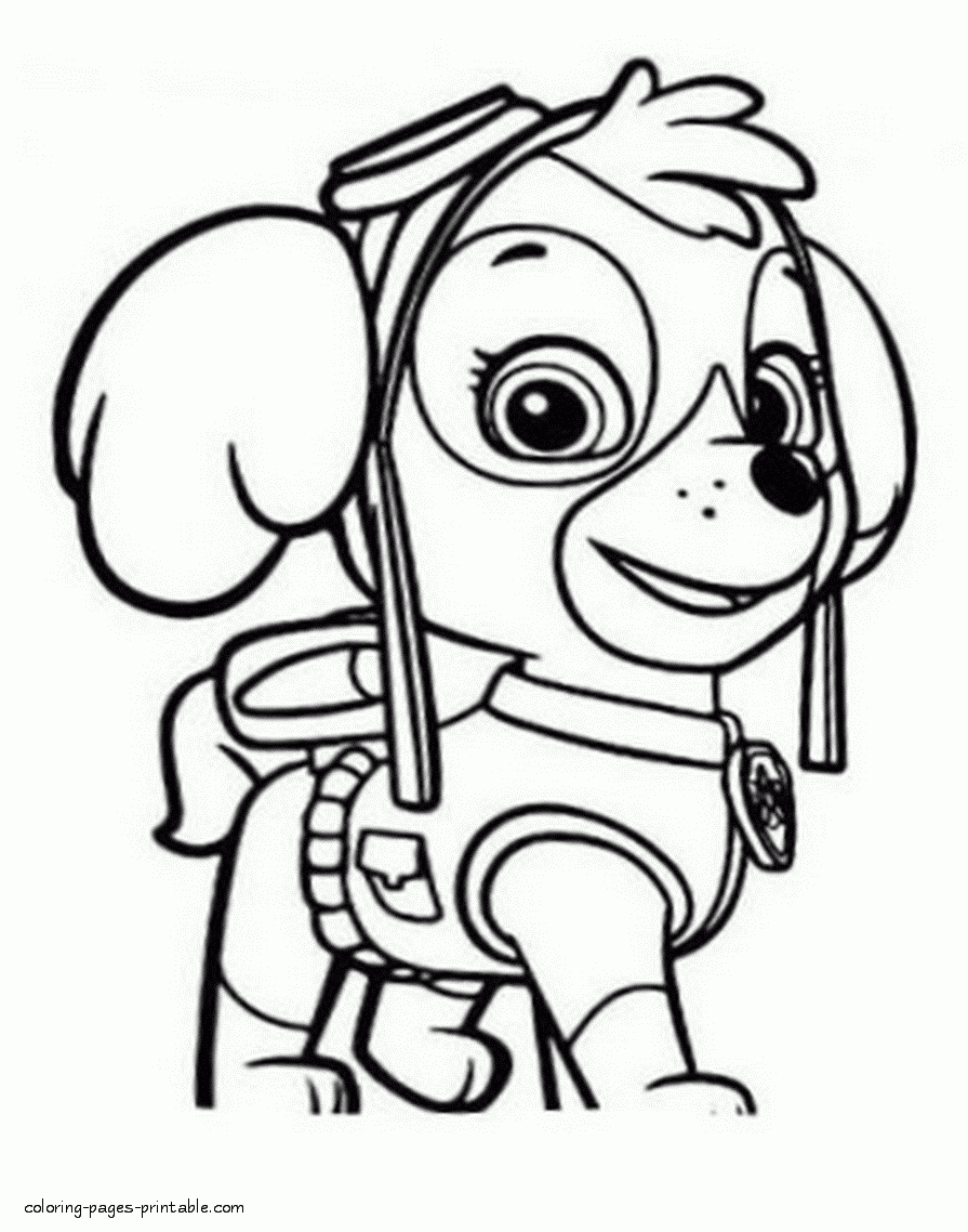 Paw Patrol Printable Coloring Pages COLORING PAGES PRINTABLE COM