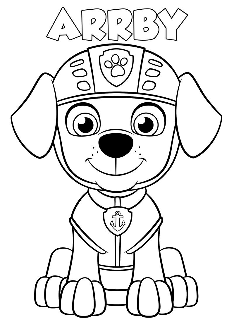 printable Paw Patrol coloring sheets