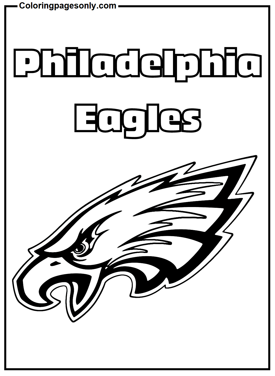 Philadelphia Eagles Coloring Pages Printable Free Col Vrogue co