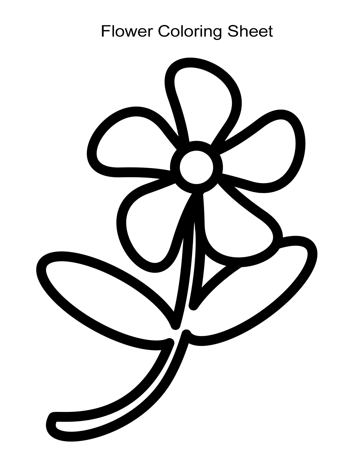 Picture Of A Flower Coloring Sheet Best Flower Site Picture Of A Flower Coloring Sheet Best Flower Site