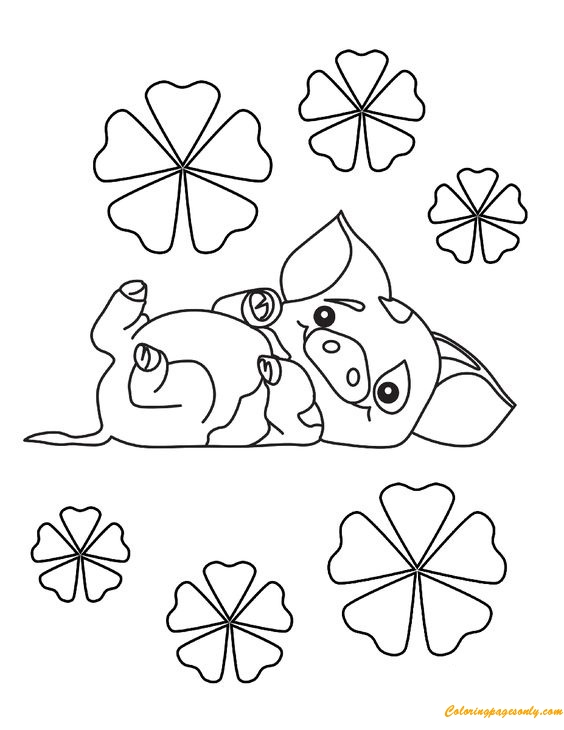 Pua Moana Coloring Page Pua Moana Coloring Page