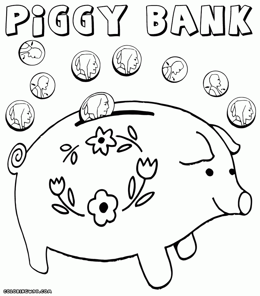 Cute Piggy Coloring Pages Cute Piggy Coloring Pages
