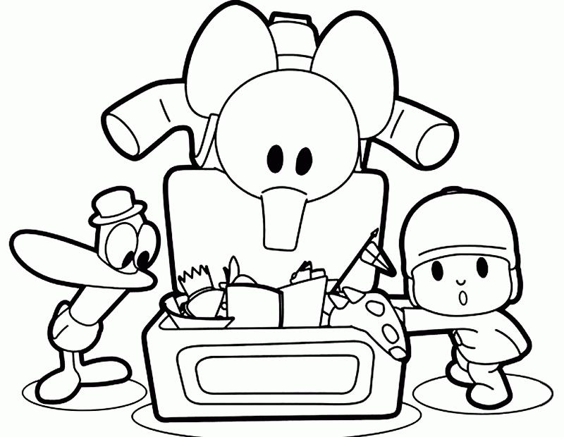 Pocoyo Coloring Pages Books 100 FREE And Printable