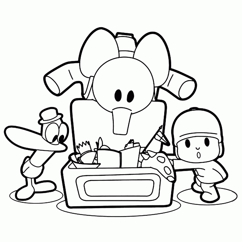 Pocoyo Coloring Pages Books 100 FREE And Printable Pocoyo Coloring Pages Books 100 FREE And Printable