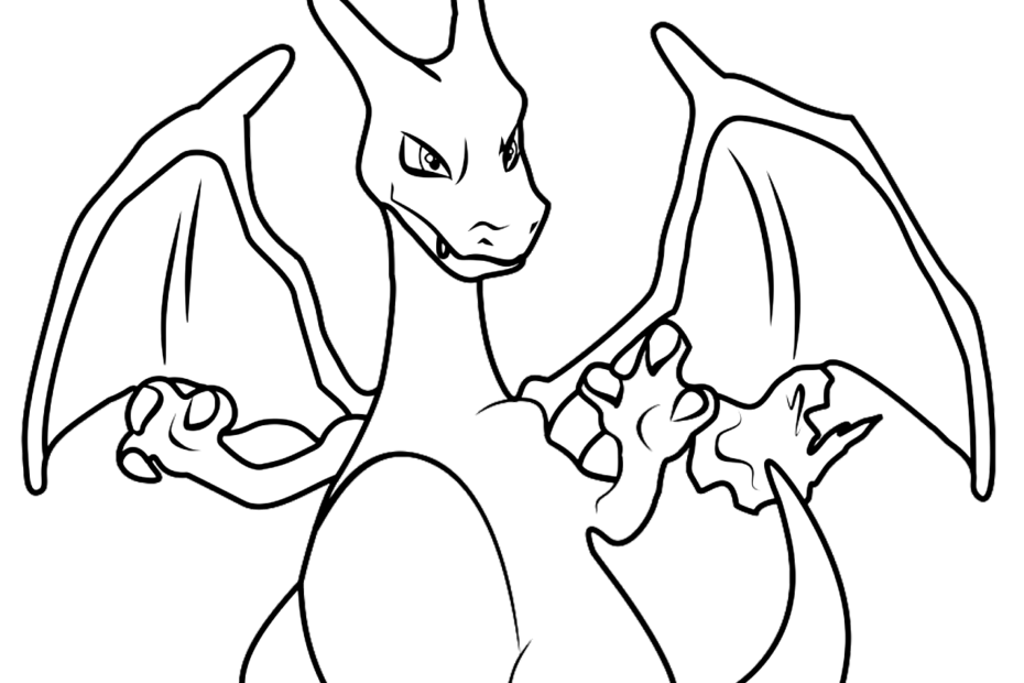 Pokemon Coloring Pages Charizard Best Quality HD Pokemon Coloring