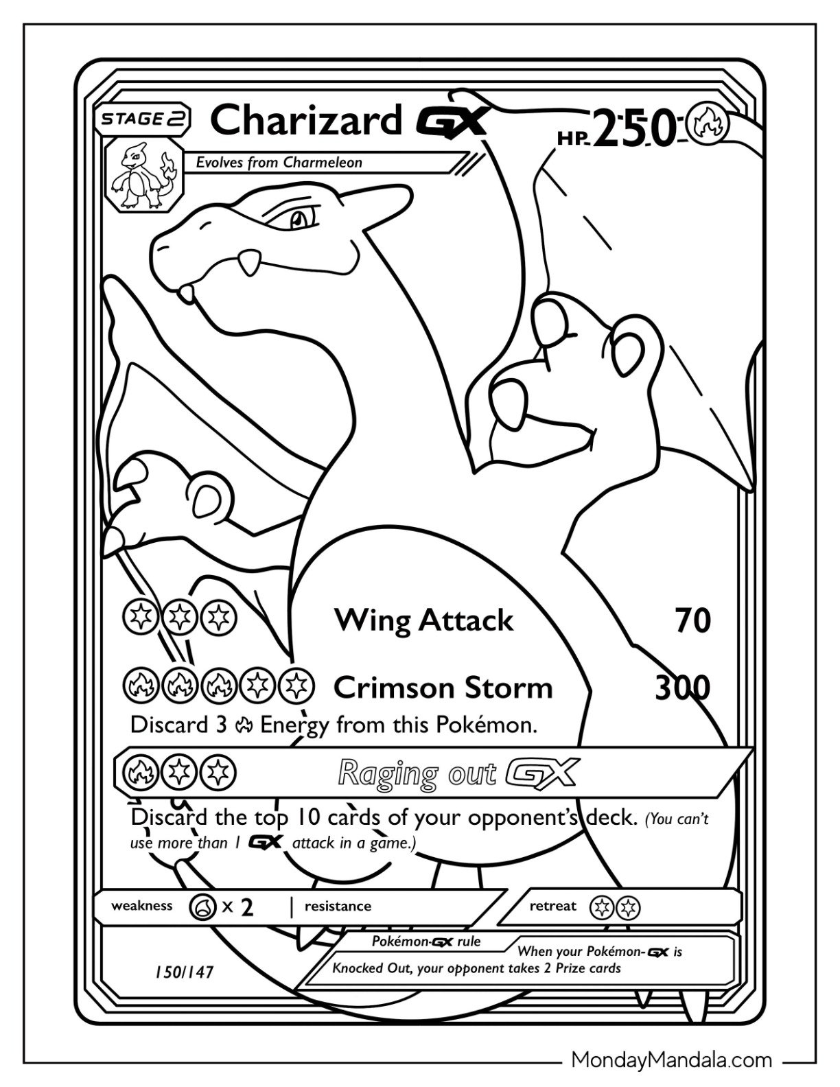 Pokemon Colouring Pages Free Charizard Free Printable Templates