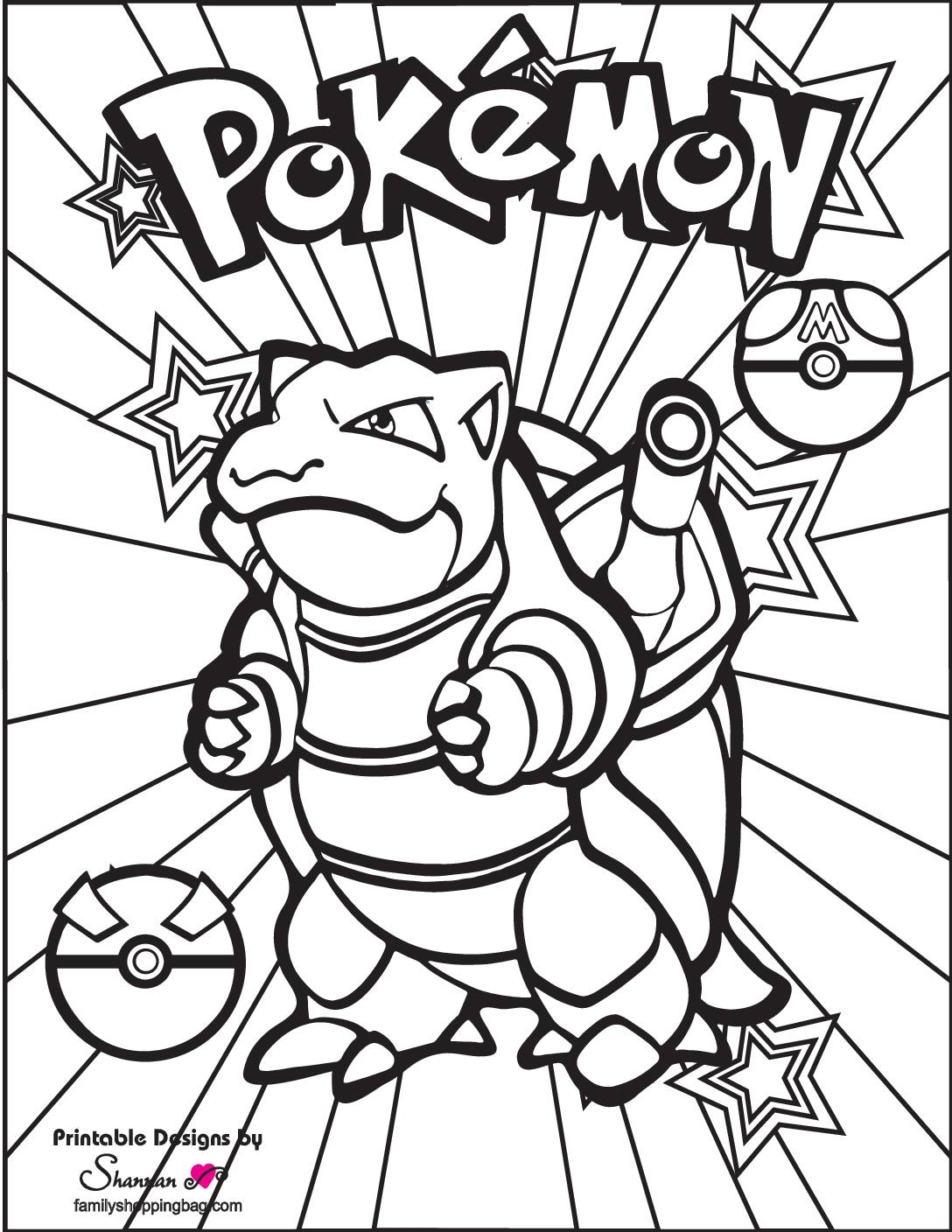 Pokemon Printable Coloring Sheets Pokemon Printable Coloring Sheets