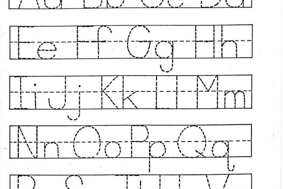 Practice Tracing Letters For Kindergarten TracingLettersWorksheets