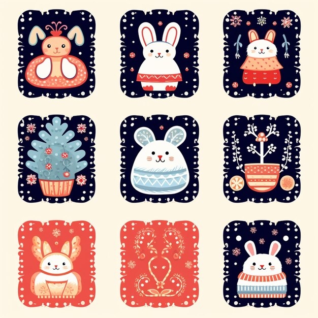 animals with different colors