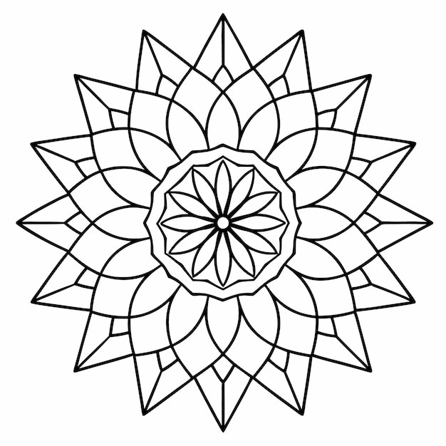 Premium Vector Detailed Mandala Coloring Sheets For Adults For Premium Vector Detailed Mandala Coloring Sheets For Adults For