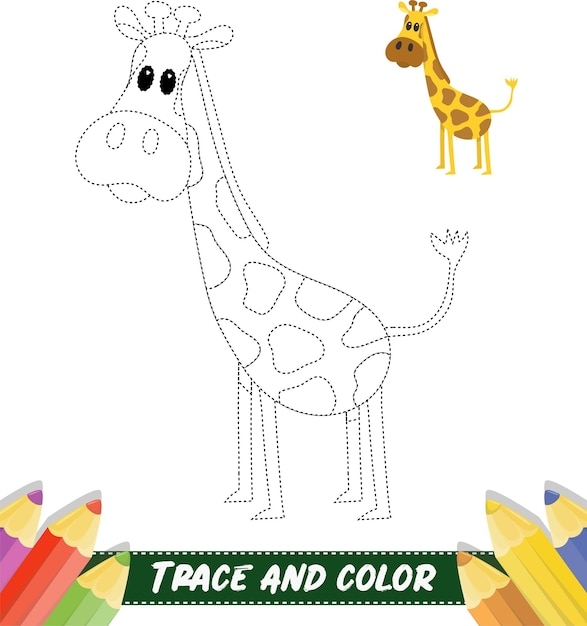 Premium Vector Handdrawn Traces And Colour Cute Animals Premium Vector Handdrawn Traces And Colour Cute Animals