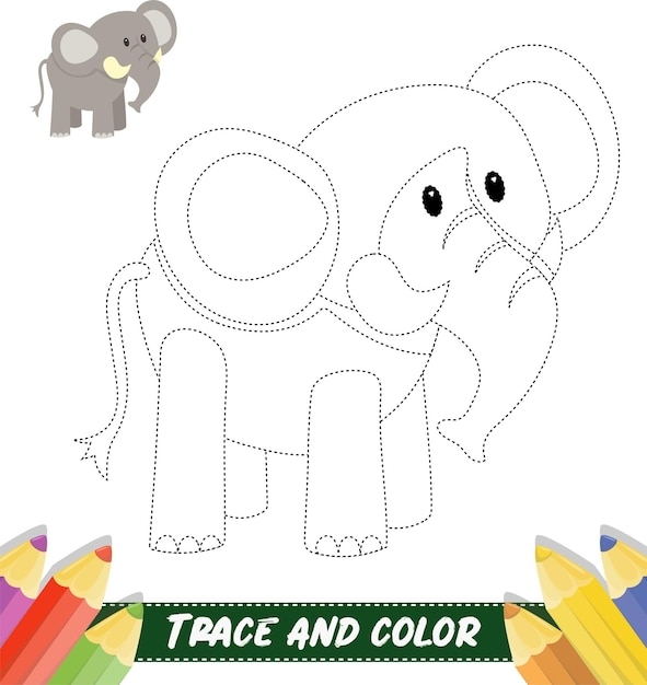 Premium Vector Handdrawn Traces And Colour Cute Animals Premium Vector Handdrawn Traces And Colour Cute Animals