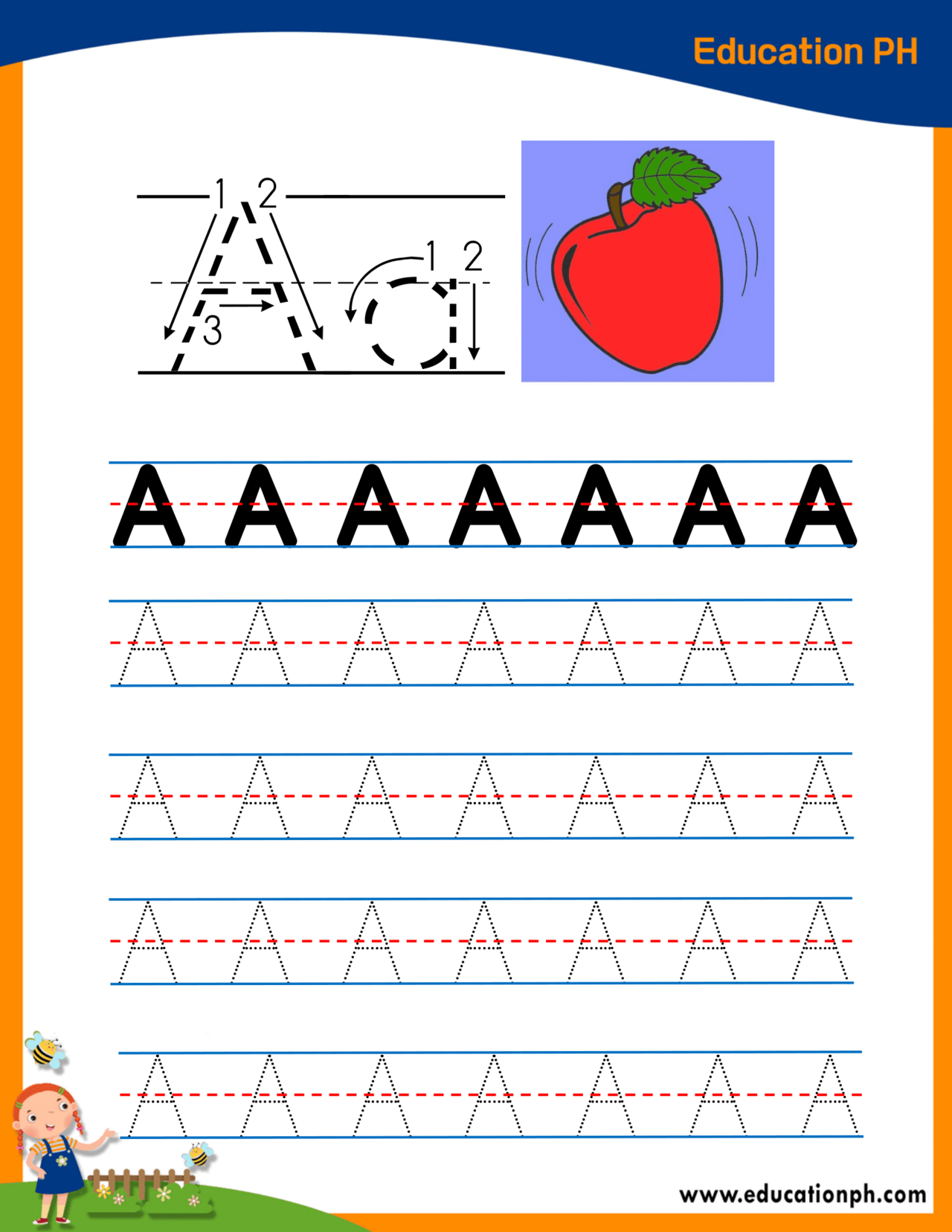 Preschool ABC Tracing Worksheets Free Tracing Worksheets