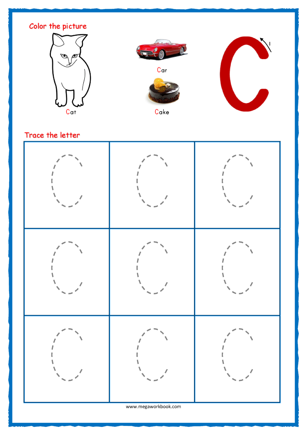 Preschool Letter Tracing Worksheets AlphabetWorksheetsFree