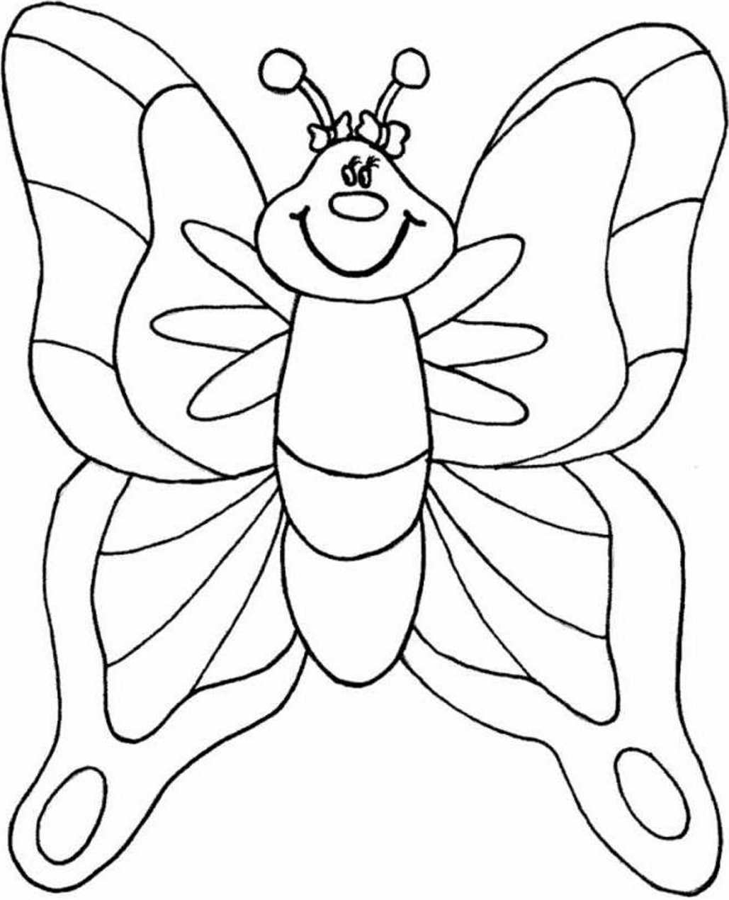 Butterfly Coloring Sheet Preschool Butterfly Coloring Sheet Preschool