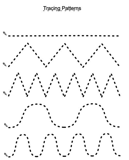 Preschool Tracing Worksheets