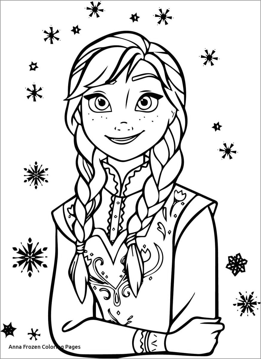 Princess Anna Frozen Coloring Page ColoringBay Princess Anna Frozen Coloring Page ColoringBay