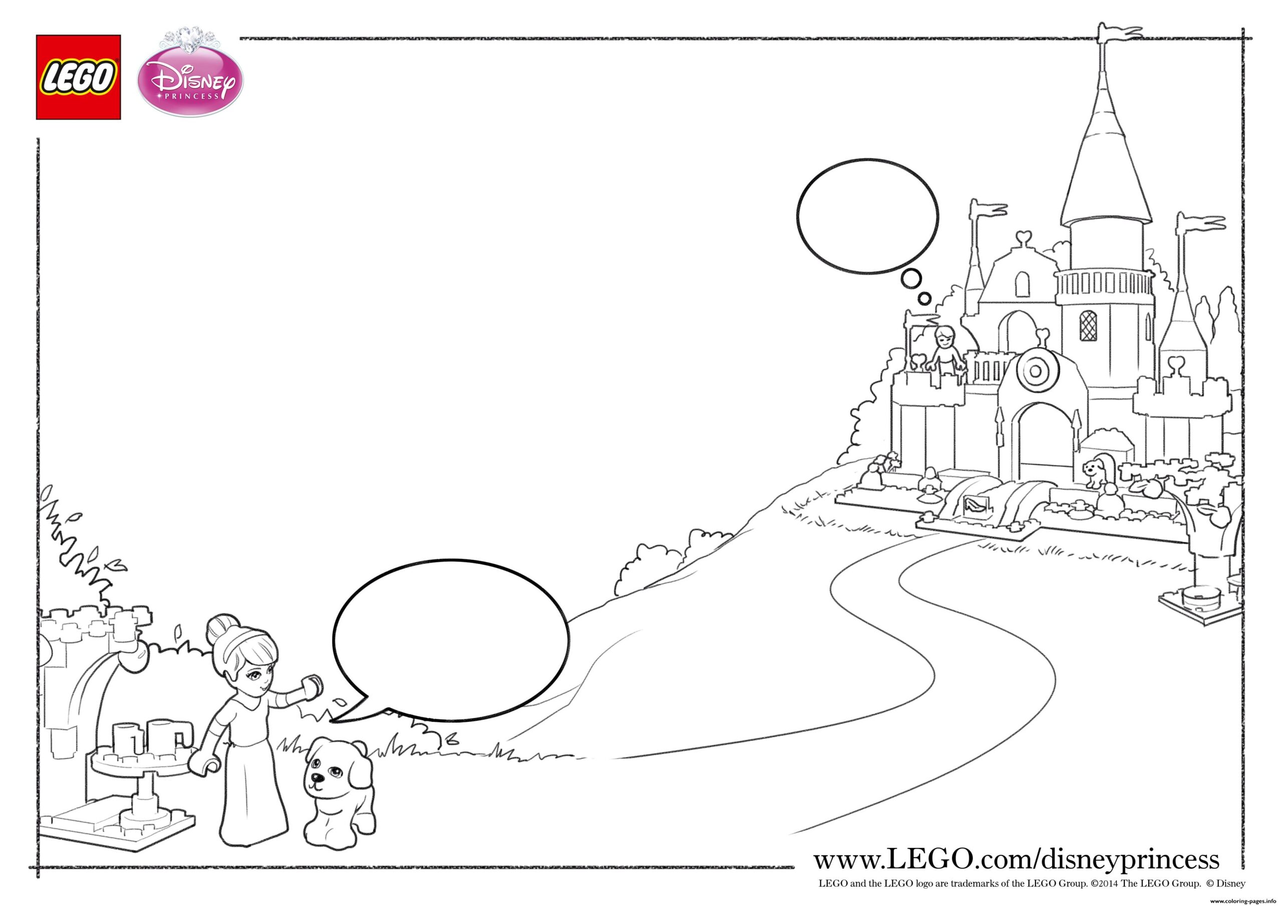 LEGO Disney Coloring Pages LEGO Disney Coloring Pages