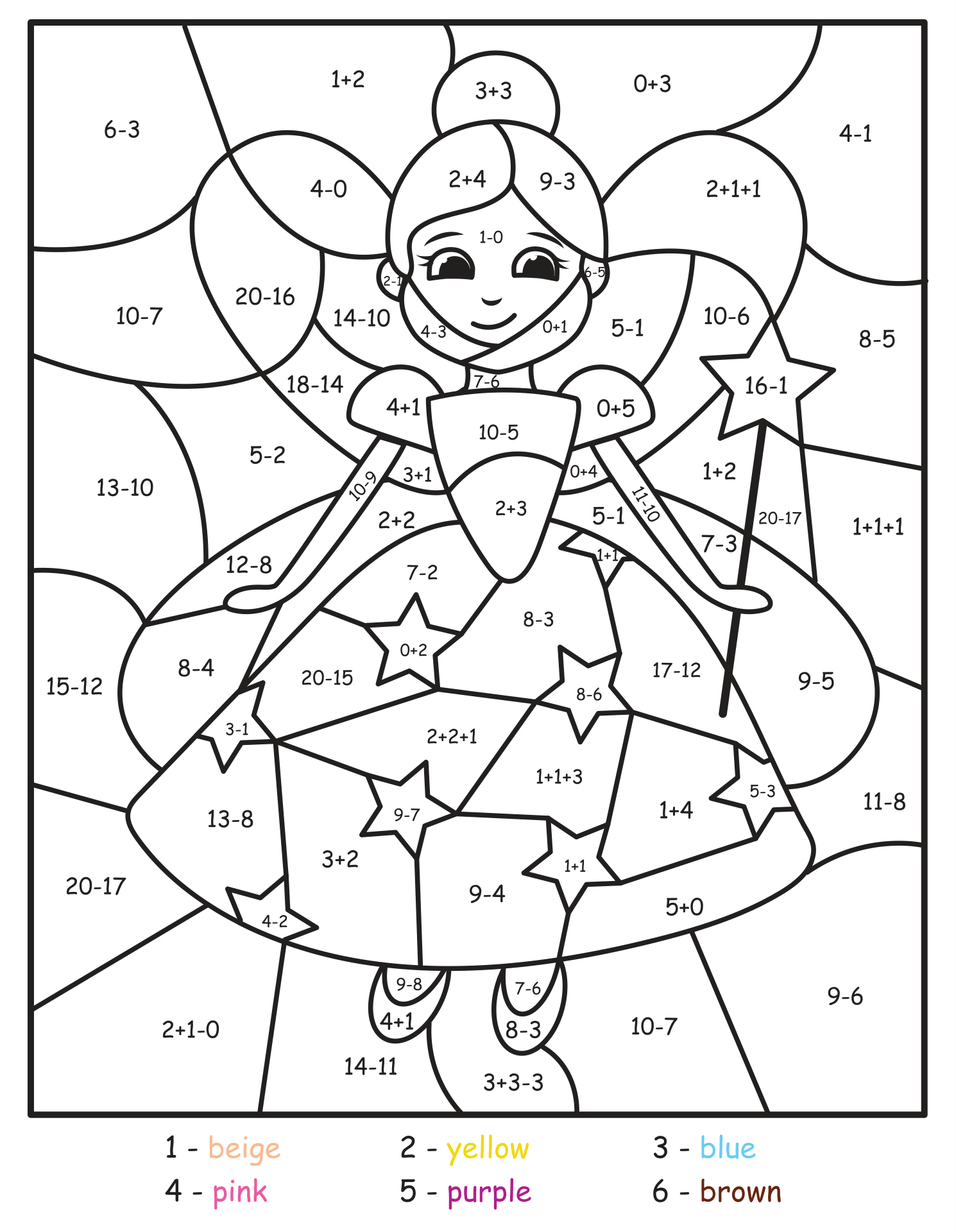 Princess Color By Number Pages 15 Free PDF Printables Printablee Princess Color By Number Pages 15 Free PDF Printables Printablee