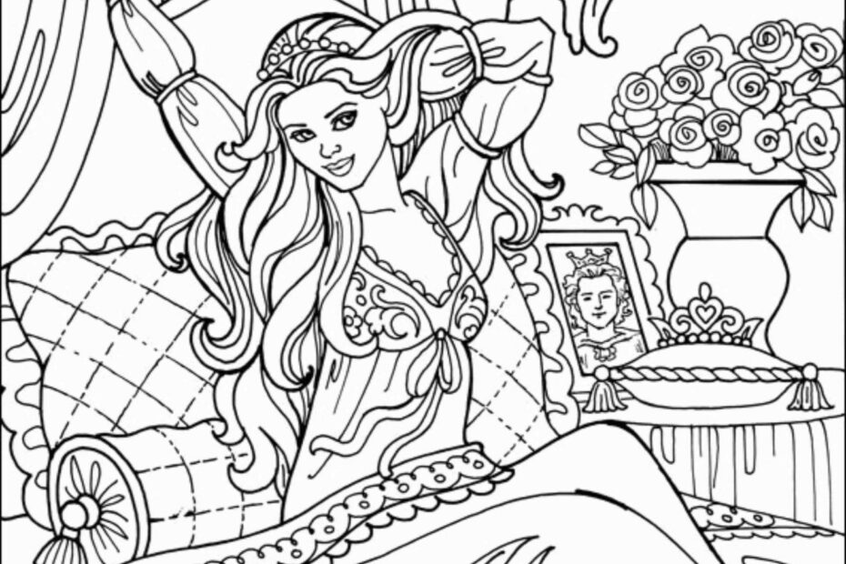 Princess Color Sheets Printable
