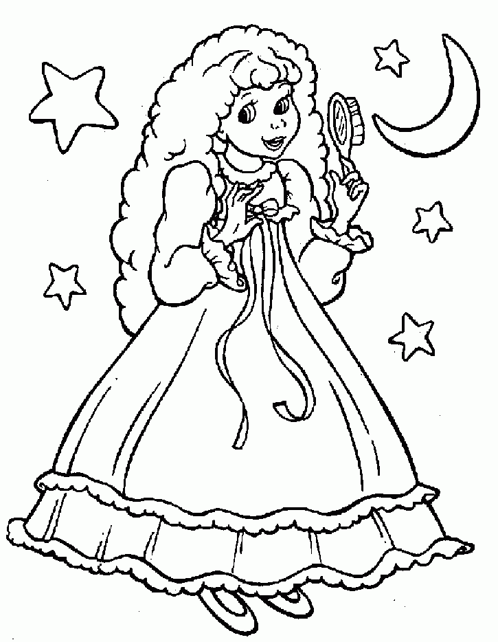 Princess Coloring Pages Coloring Home