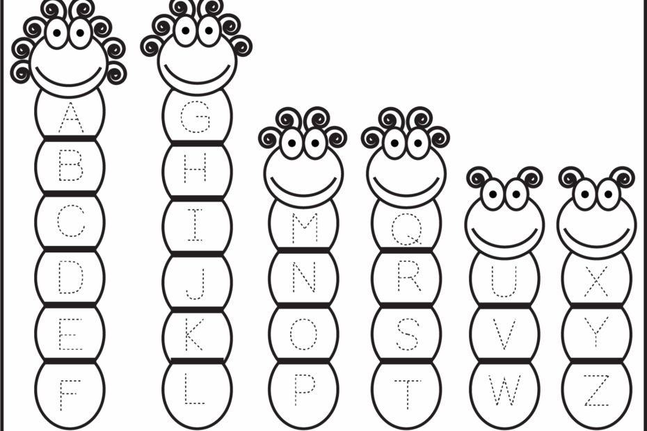 Printable ABC Traceable Worksheets Activity Shelter