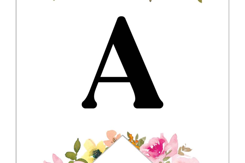 Printable Alphabet Letters For Birthday Banner Printable Infoupdate