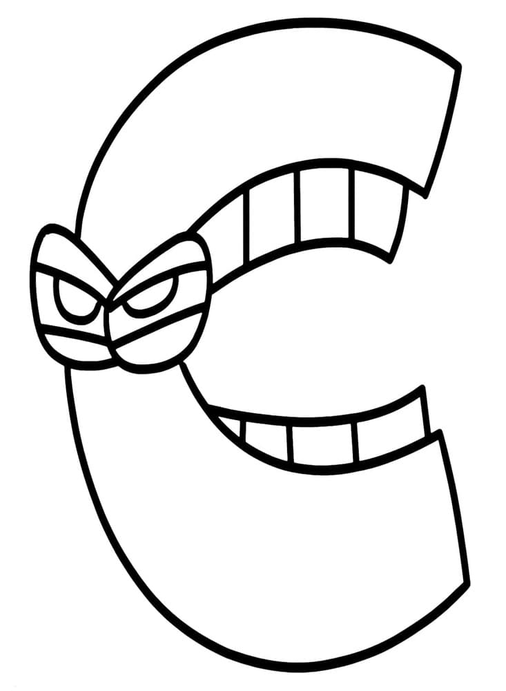 Printable Alphabet Lore Letter C Coloring Page Free Download And Printable Alphabet Lore Letter C Coloring Page Free Download And